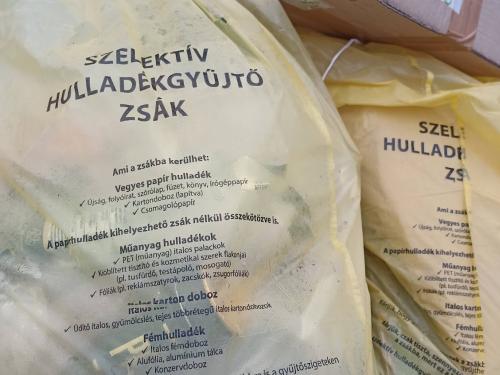 Szelektív hulladék elszállításának időpontjai